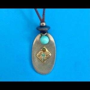 Southwest Cross Necklace 20” L